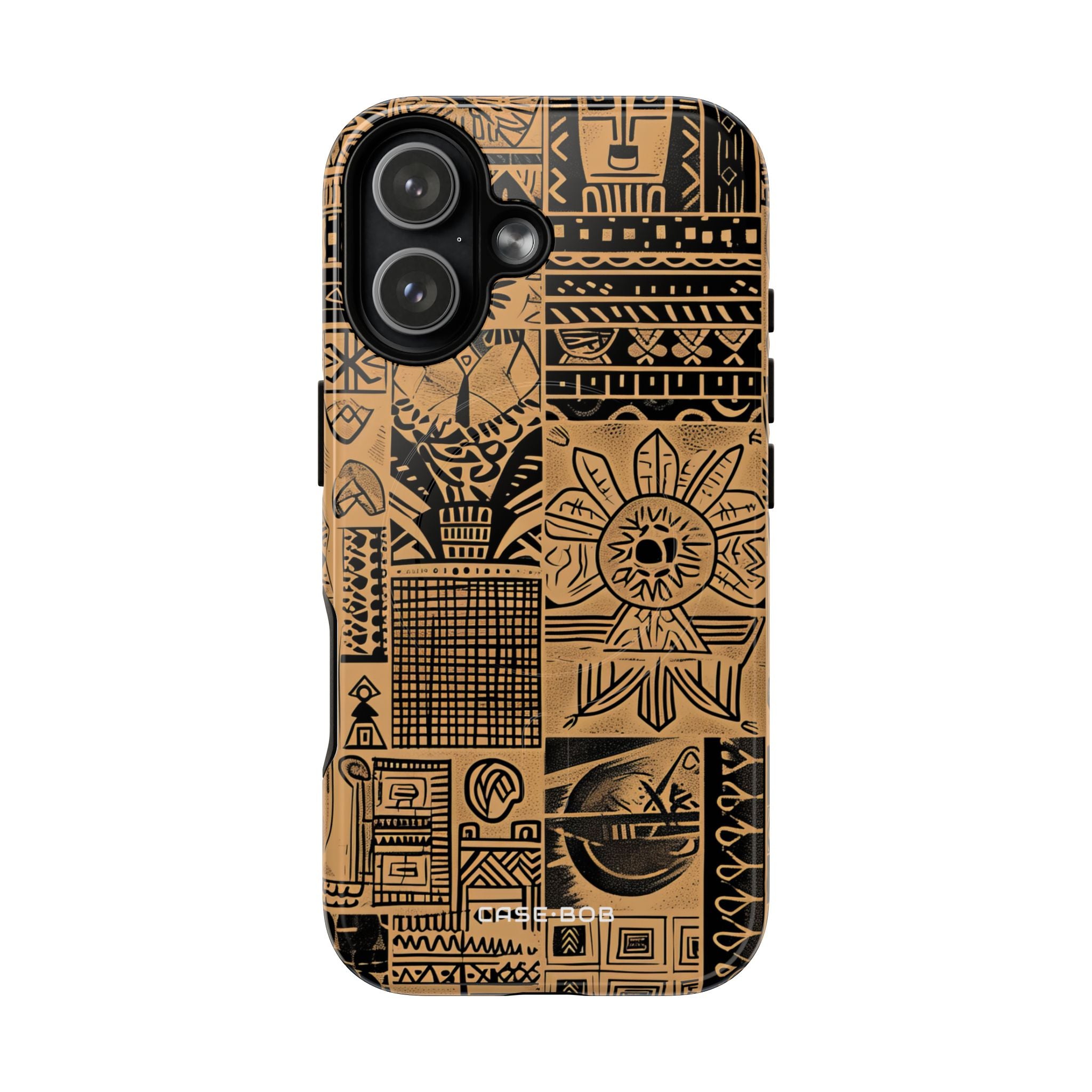 Tribal Faces iPhone 17 Case - Tough+ - CASE•BOB