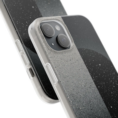 Black Lite Phone Case for iPhone - Lunar Static Orbit