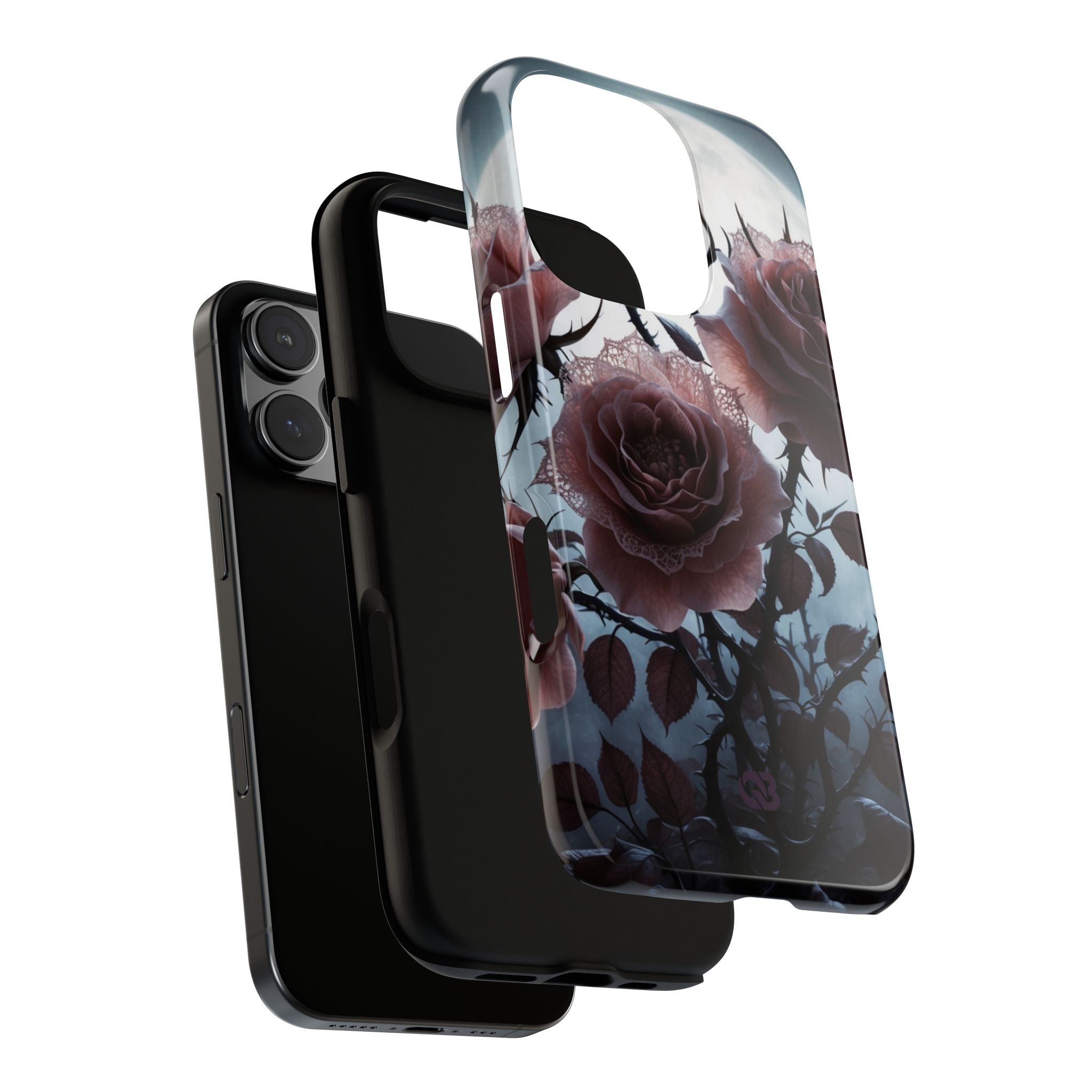 Lunar Lace Petals · Tough Coque de téléphone pour iPhone