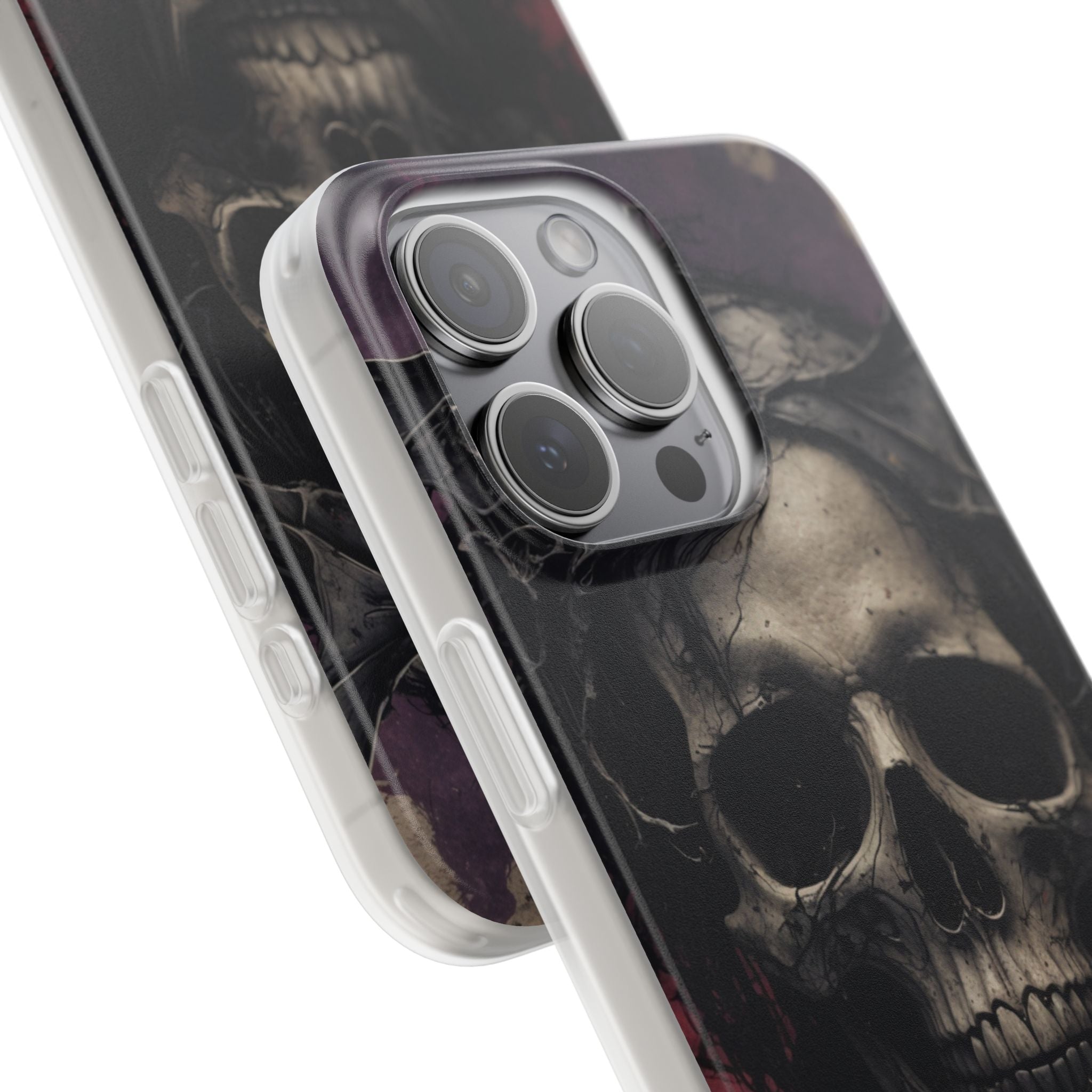 Skull Crown iPhone 15 Pro Max Case - Soft