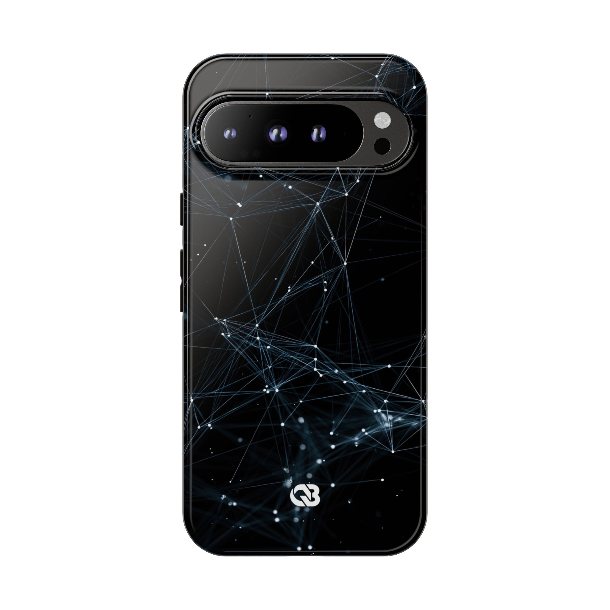 Black Tough Phone Case for Google Pixel - Arctic Neural Mesh