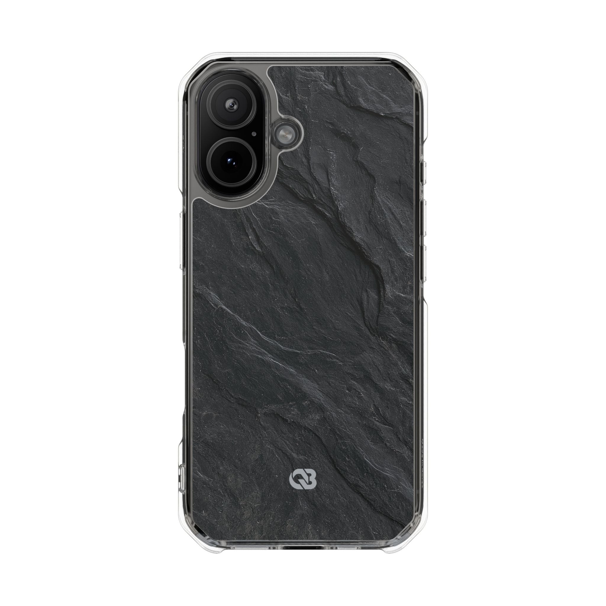 Black Impact MagSafe Phone Case for iPhone - Midnight Slate Ridge