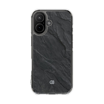 Black Impact MagSafe Phone Case for iPhone - Midnight Slate Ridge