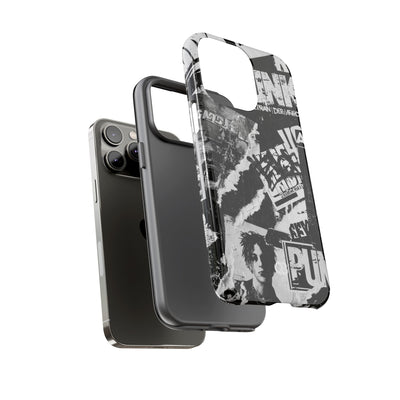 Underground Punk Collage · Tough Phone Case for iPhone · Black