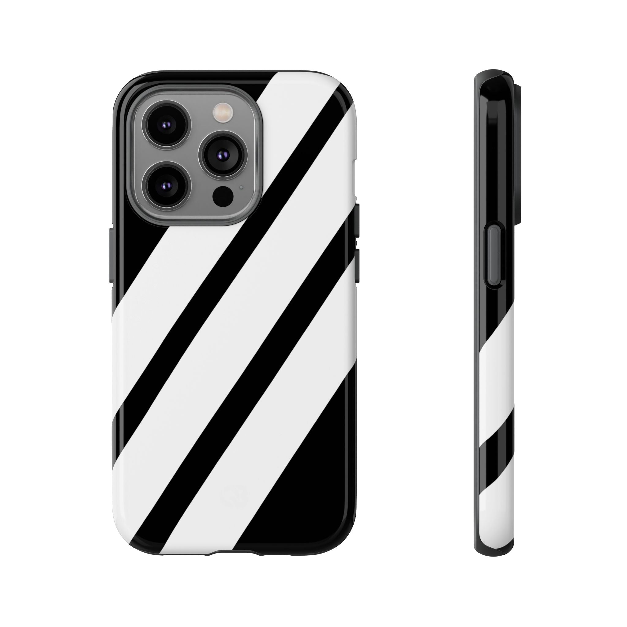 Obsidian White Bars · Tough Telefoncover for iPhone