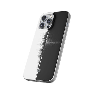 Black Lite Phone Case for iPhone - Static Signal Split