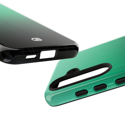 Emerald Cascade · Tough Phone Case for Samsung · Green