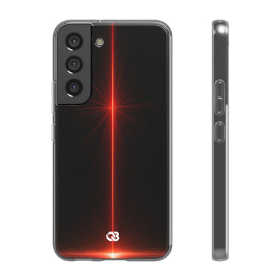 Red Lite Phone Case for Samsung - Crimson Flare Vector