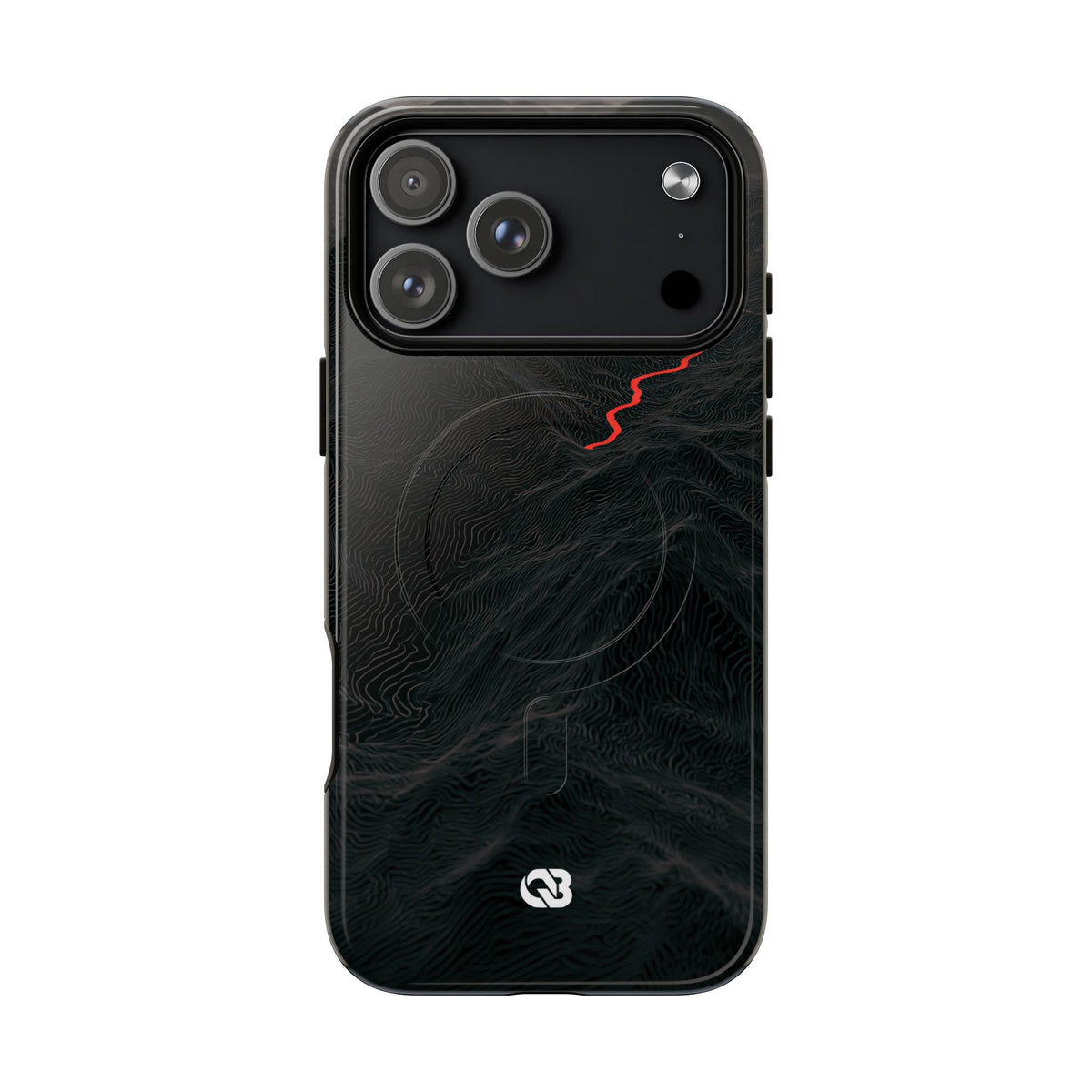 Crimson Ridge Pass · Tough 2.0 Magnetic Phone Case for iPhone · Black