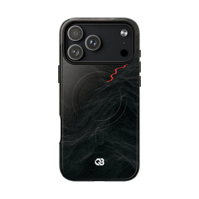 Crimson Ridge Pass · Tough 2.0 Magnetic Phone Case for iPhone · Black