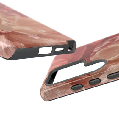 Blush Silk Bloom · Tough Phone Case for Samsung · Pink