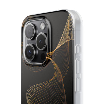 Gold Lite Phone Case for iPhone - Burnished Bronze Helix