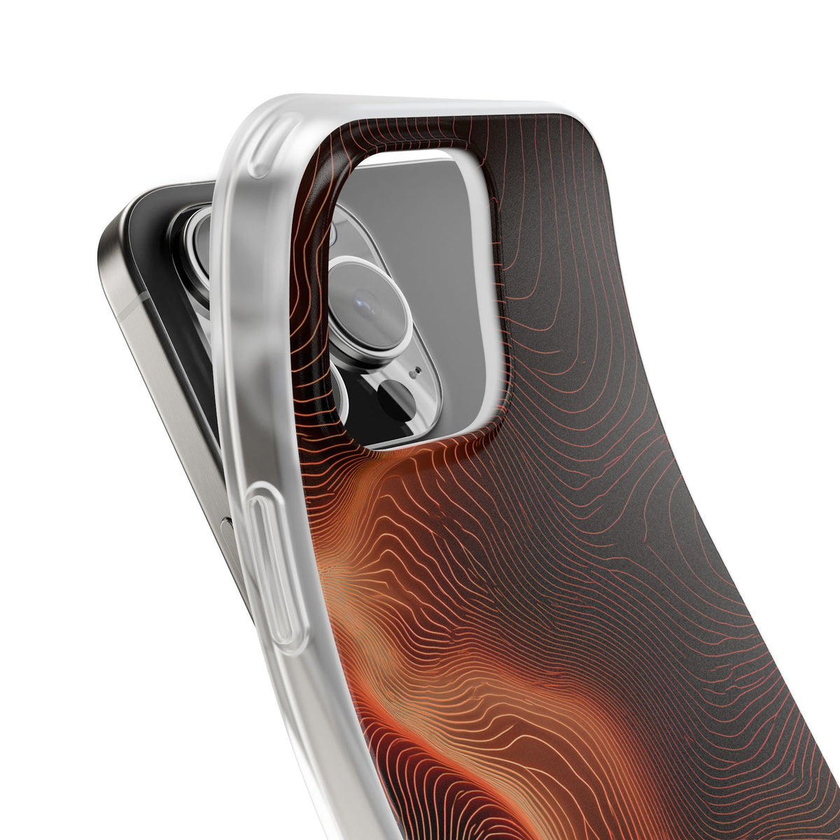 Caldera Ridge · Lite Phone Case for iPhone ·  Orange