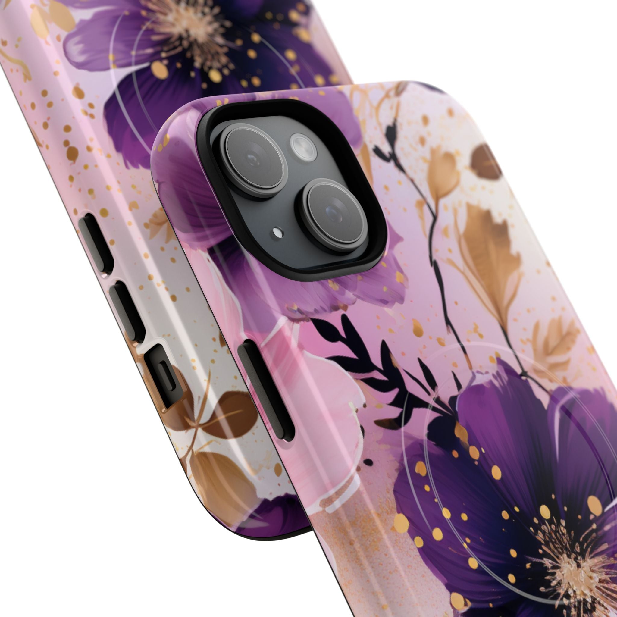 Gilded Violet Bloom · Tough+ Phone Case for iPhone · Magsafe