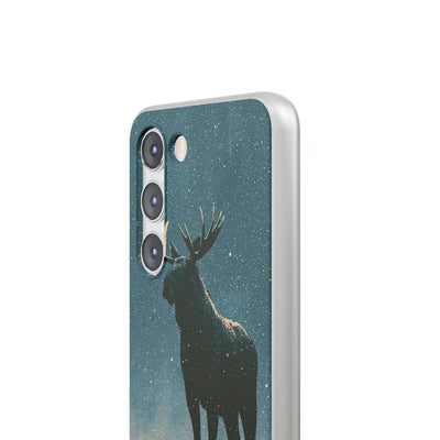 Nordic Boreal Moose · Lite Phone Case for Samsung · Blue