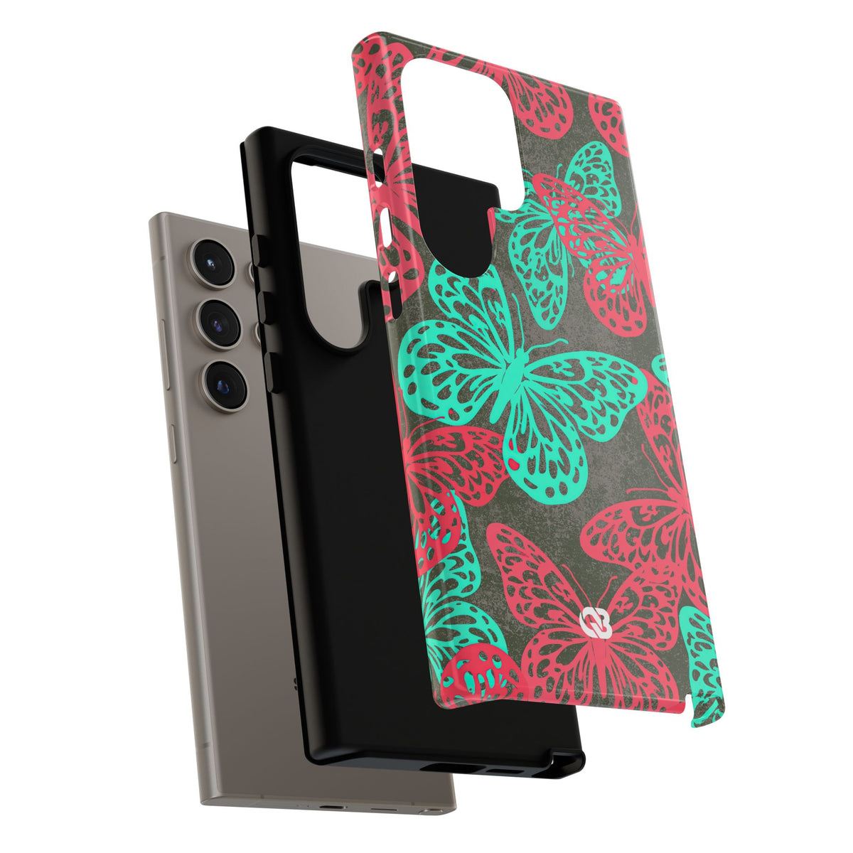 Electric Papillon · Tough Phone Case for Samsung · Pink