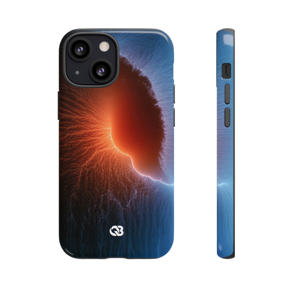 Thermal Aura Pulse · Tough Phone Case for iPhone · Blue