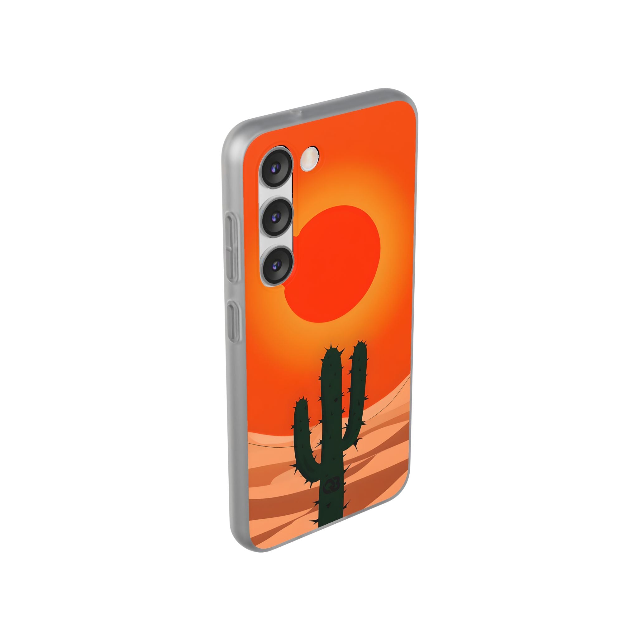 Scorched Saguaro Sunset · Soft Phone Case for Samsung