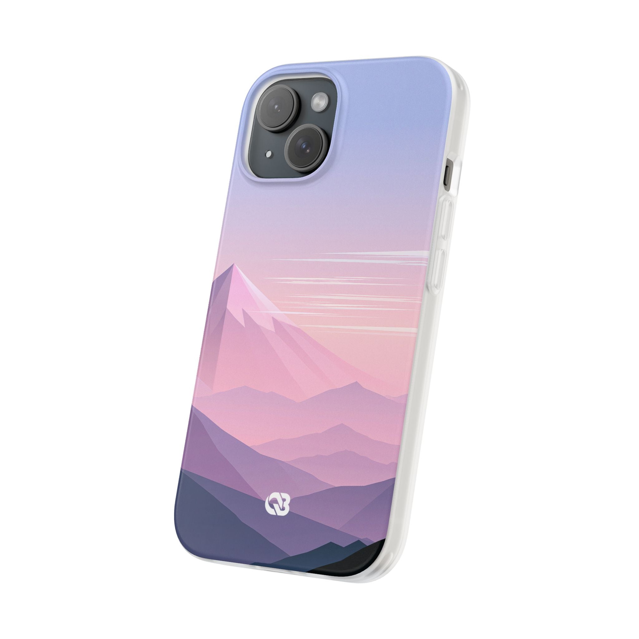 Purple Lite Phone Case for iPhone - Lavender Alpine Dawn