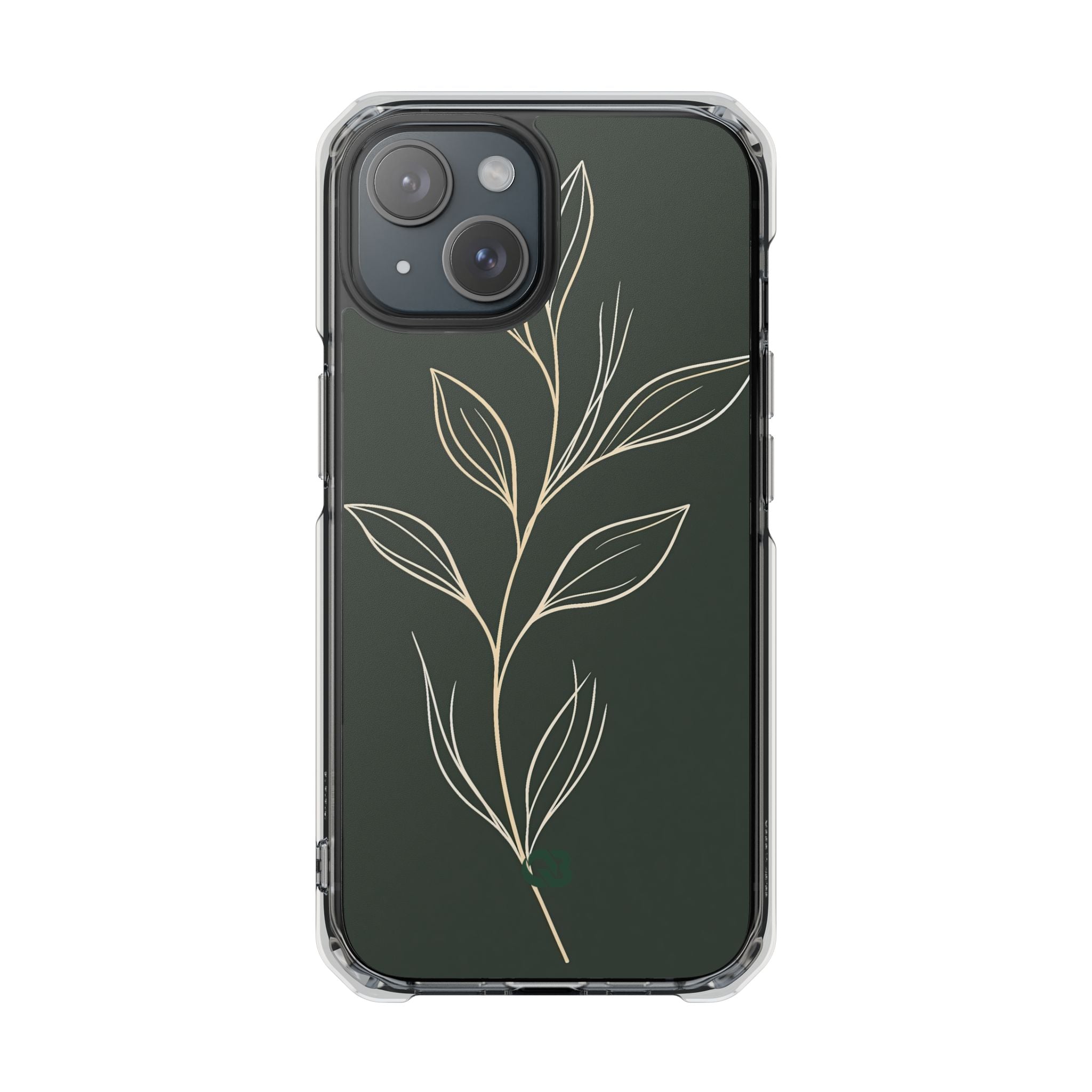 Green Impact MagSafe Phone Case for iPhone - Deep Moss Willow