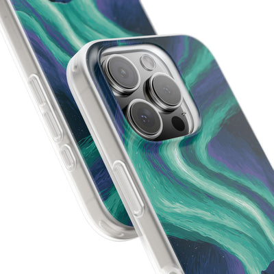 Arctic Aurora Bear · Lite Phone Case for iPhone ·  Teal