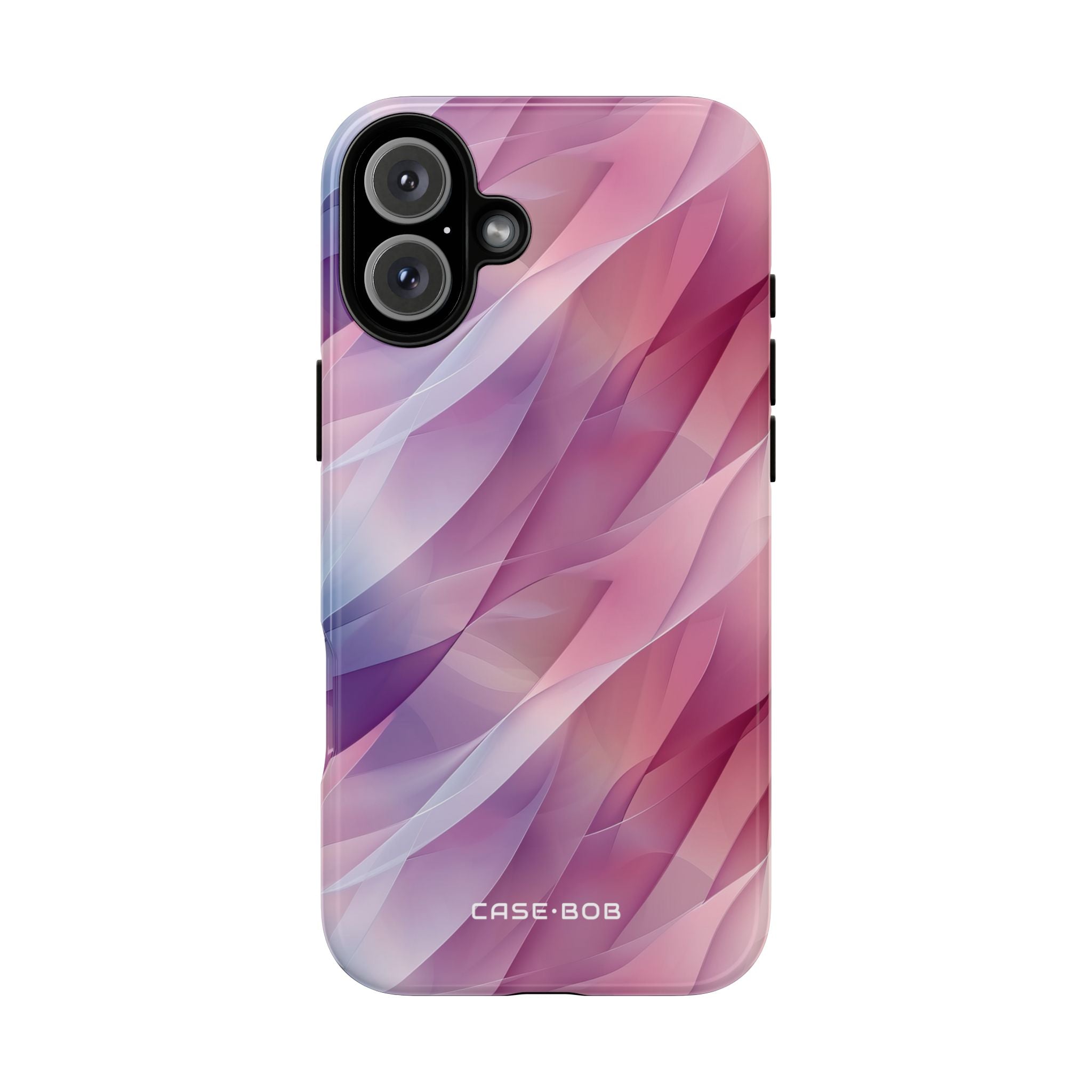 Pink Wave Cascade iPhone 16 Plus Case - Tough