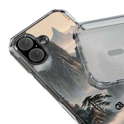 Sacred Mountain Mist · Clear Impact Magnetic Phone Case for iPhone · Beige