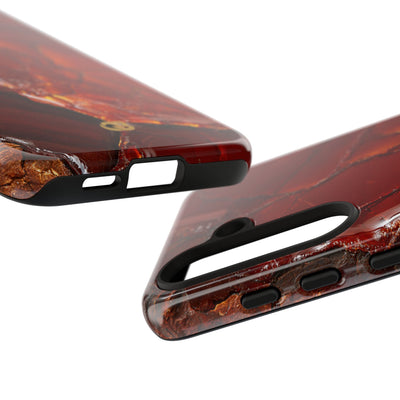Amber Embrace · Tough Phone Case for Samsung · Brown