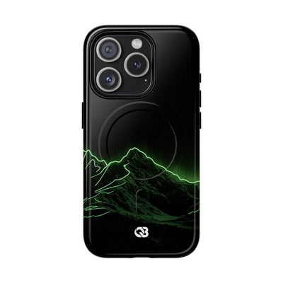 Nordic Mountain Contour · Tough 2.0 Magnetic Phone Case for iPhone · Black