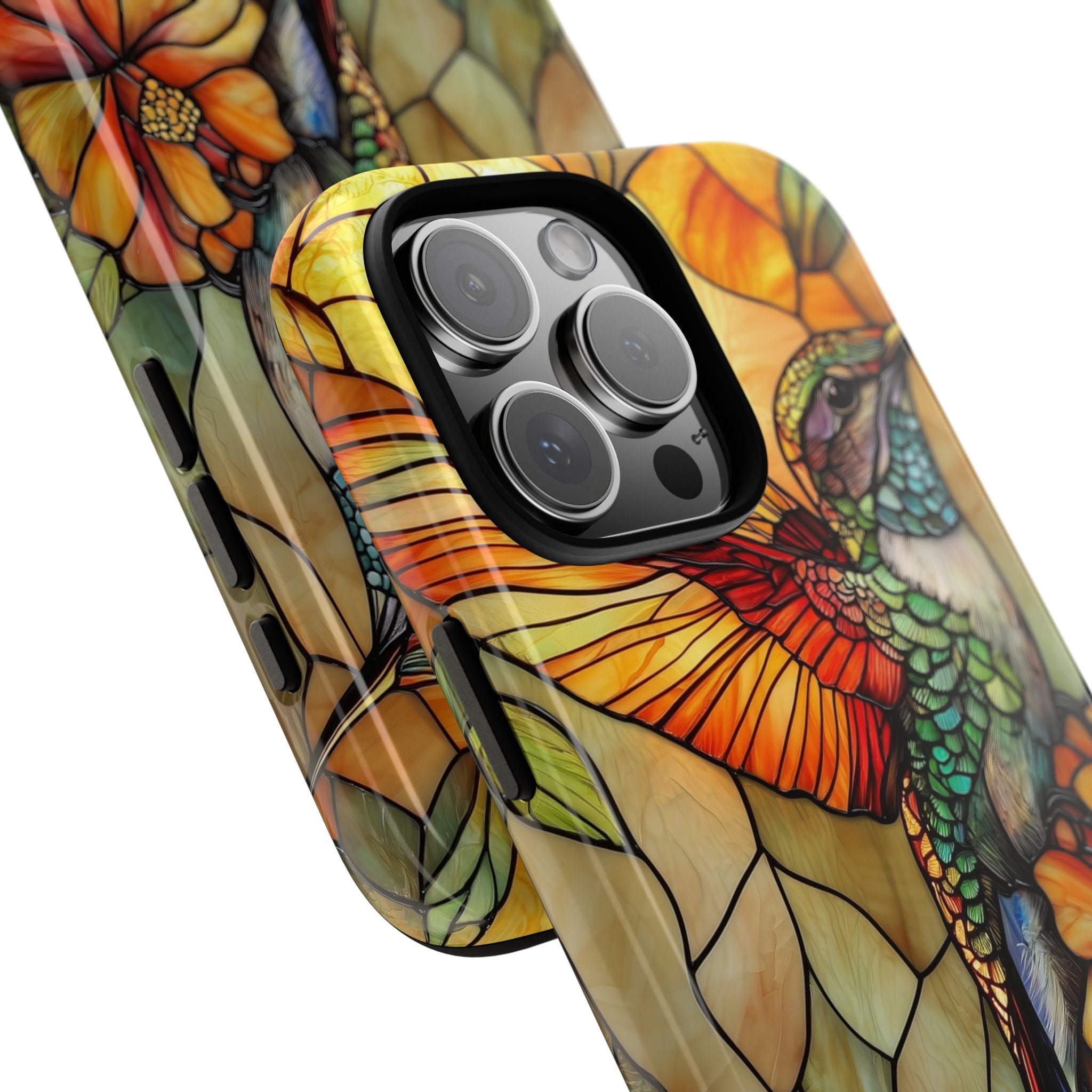 Amber Glass Hummingbird · Tough Phone Case for iPhone