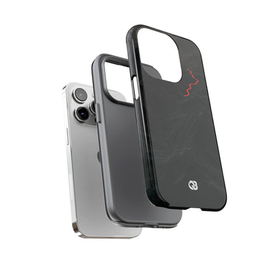 Crimson Ridge Pass · Tough Phone Case for iPhone · Black