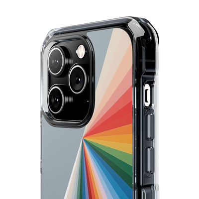 Grey Impact MagSafe Phone Case for iPhone - Slate Prism Burst