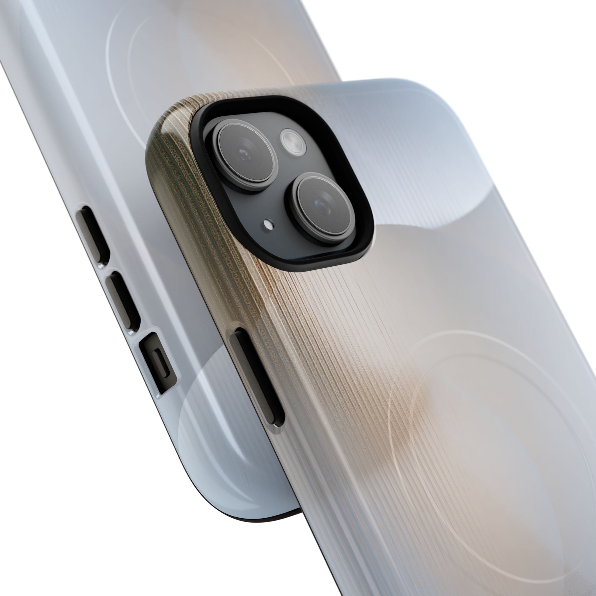 White Tough 2.0 Magsafe Phone Case for iPhone - Frosted Ribbed Sphere