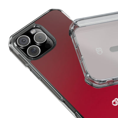 Red Impact MagSafe Phone Case for iPhone - Crimson Velvet Fade