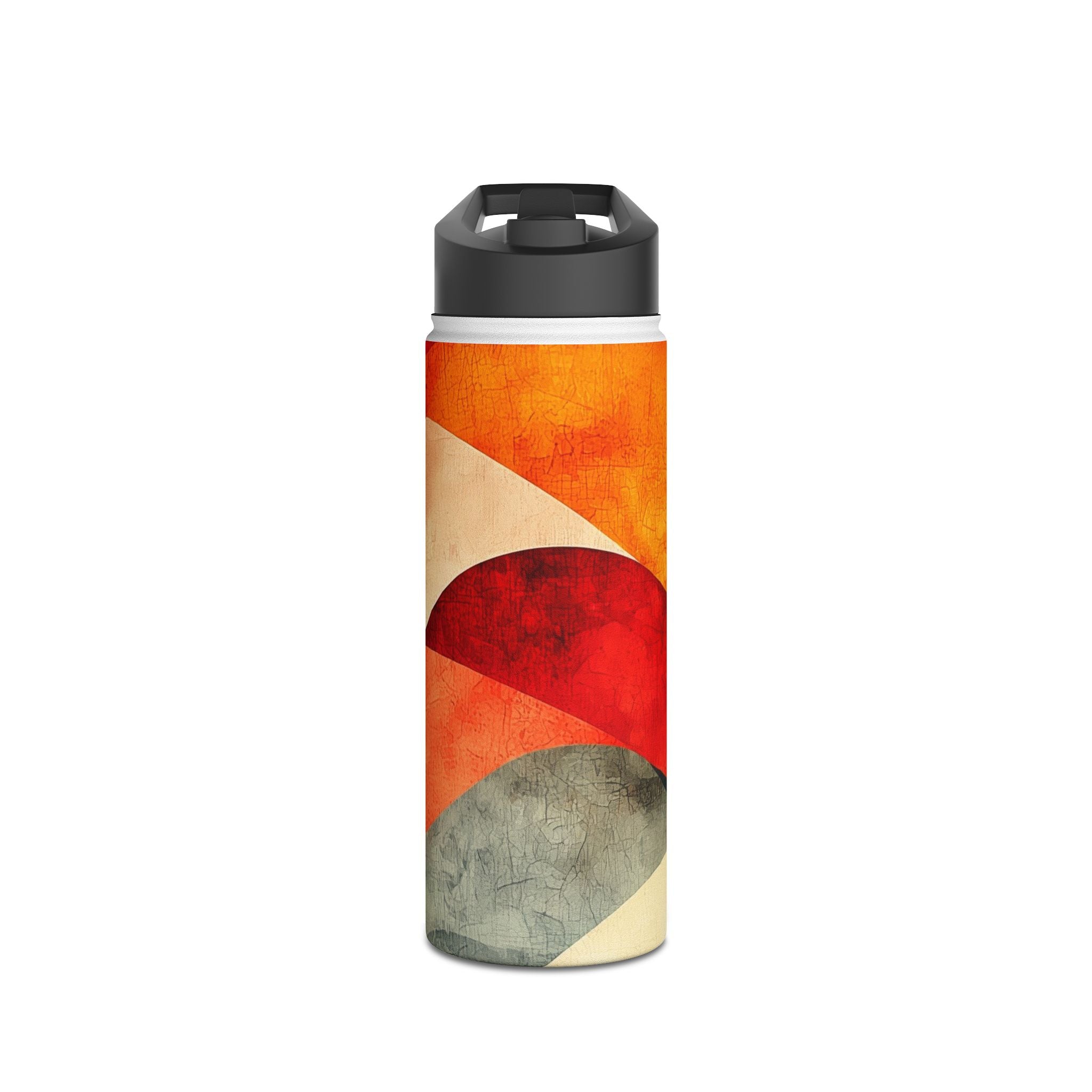 Crimson Ripples - Stainless Steel Water Bottle