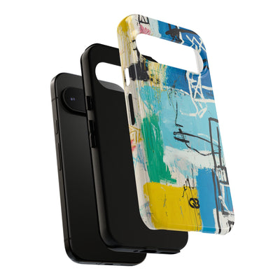 Azure Urban Scribble · Tough Phone Case for Google Pixel