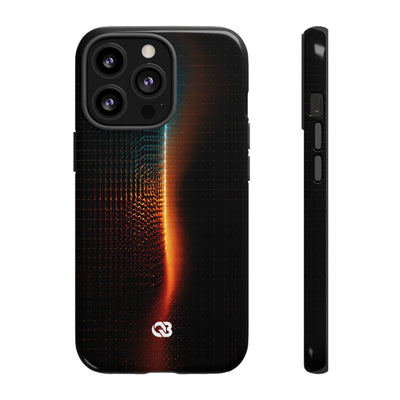 Luminous Refraction Grid · Tough Phone Case for iPhone · Black
