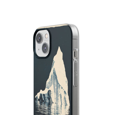 Blue Lite Phone Case for iPhone - Frozen Navy Monolith
