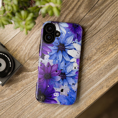 Ink Splatter Blooms · Tough Coque de téléphone pour iPhone