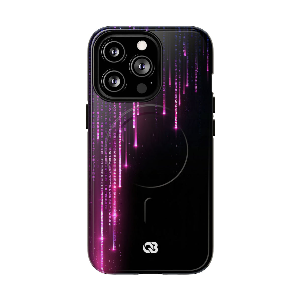 Binary Cascade · Tough 2.0 Magnetic Phone Case for iPhone · Black