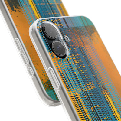 Cyber Glitch Stream · Lite Phone Case for iPhone ·  Teal