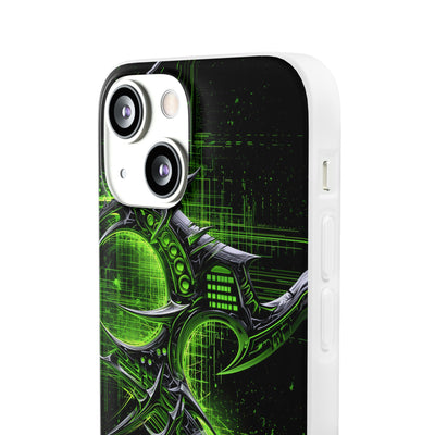 Cyber Sigil Grid · Lite Phone Case for iPhone ·  Green