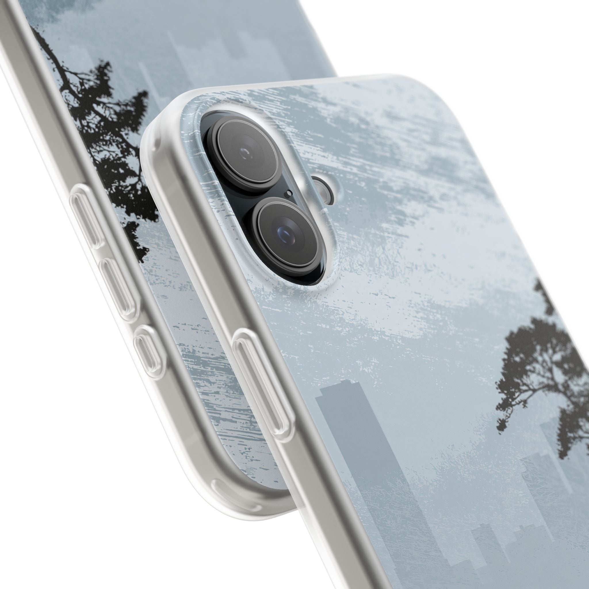 Grey Lite Phone Case for iPhone - Steel Slate Zen