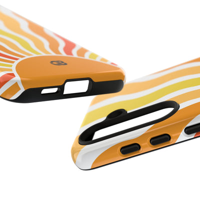 Amber Solar Waves · Tough Phone Case for Samsung