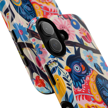 Owl Bloom iPhone 17 Case - Tough+ - CASE•BOB