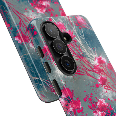 Cyber Blossom · Tough Phone Case for Samsung · Teal