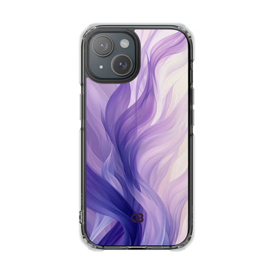 Amethyst Silk Waves · Impact Phone Case for iPhone · Magsafe