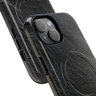 Black Tough 2.0 Magsafe Phone Case for iPhone - Raw Obsidian Slate