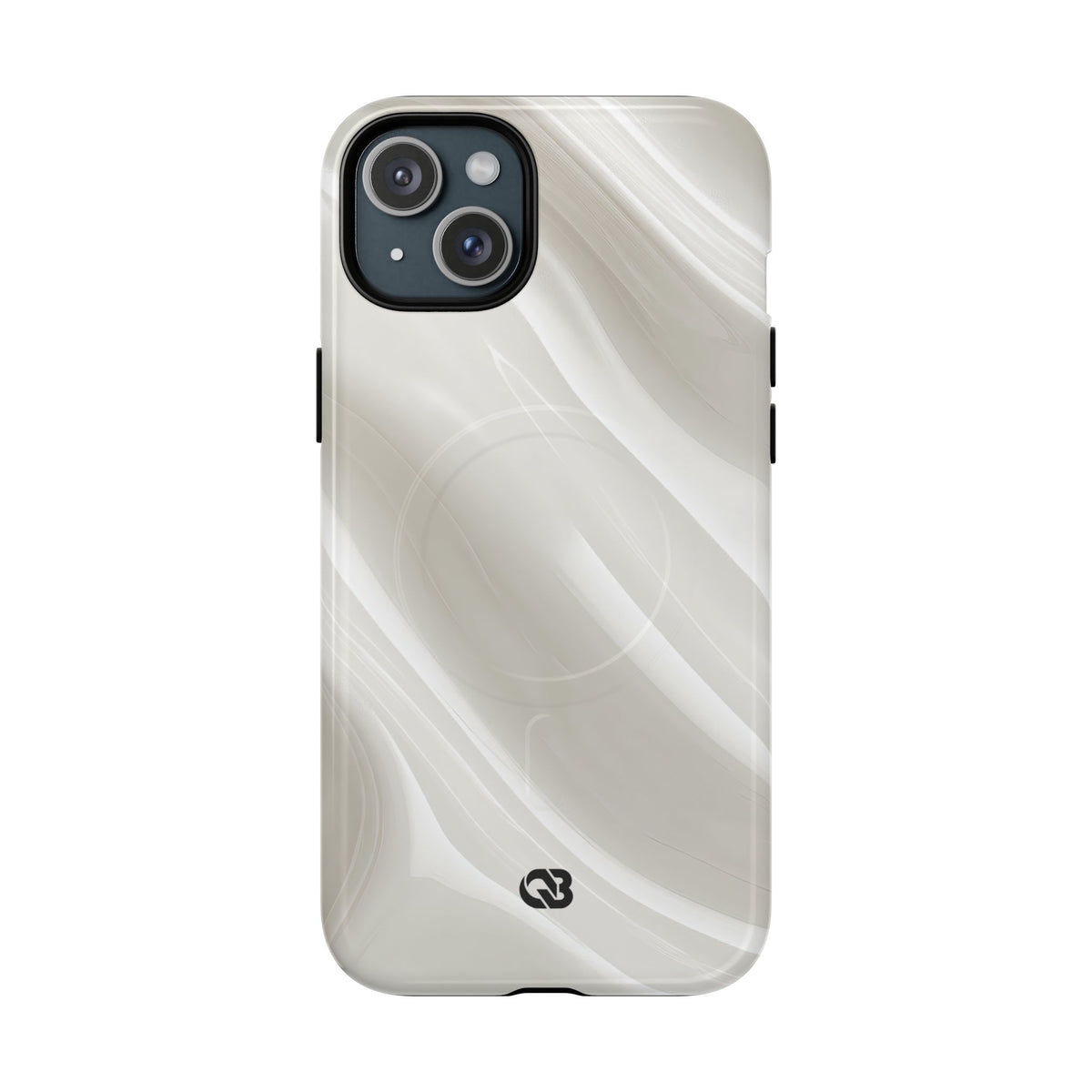 Liquid Enamel Fold · Tough 2.0 Magnetic Phone Case for iPhone · White