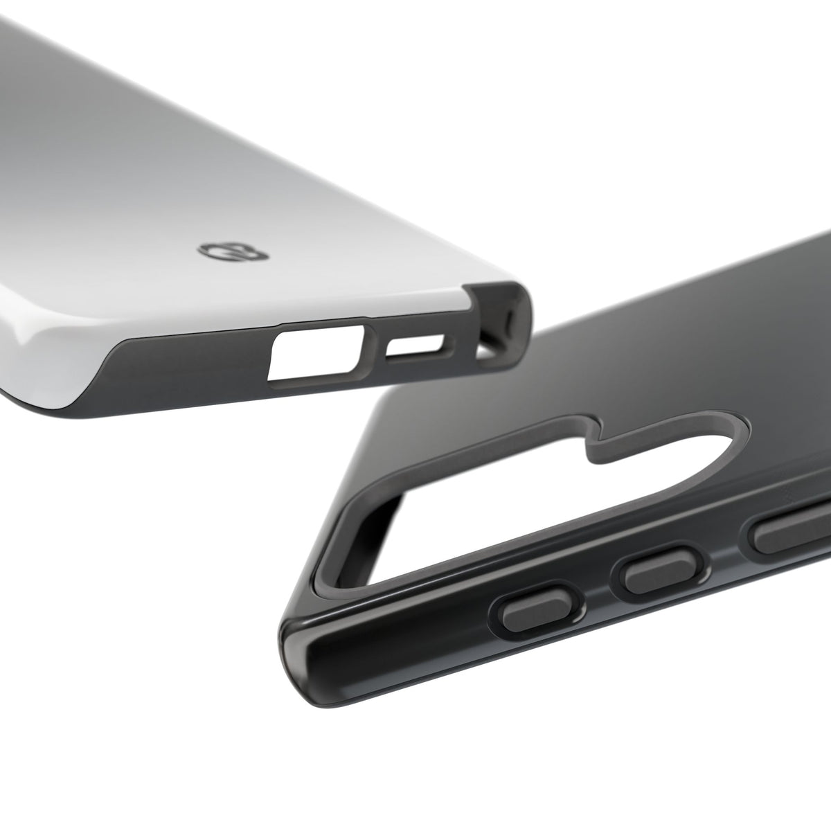Noir Ombre Fade · Tough Phone Case for Samsung · Black